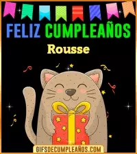 GIF Feliz Cumpleaños Rousse